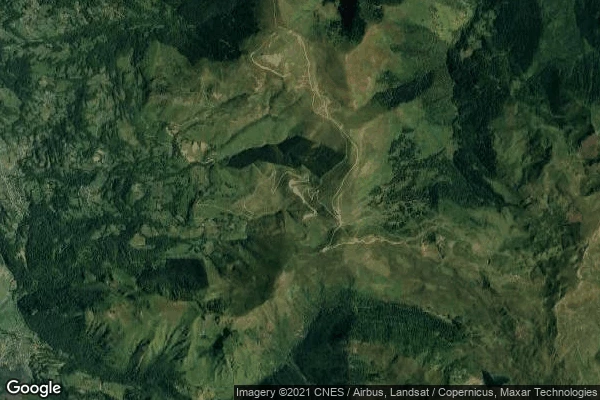 Vue aérienne de Hautacam
