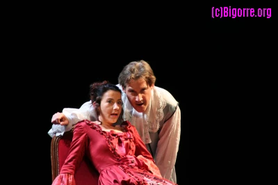 Merteuil & Valmon au Théâtre des Nouveautés à Tarbes, photo de Stéphane Boularand (c)Bigorre.org