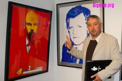 Une exposition exceptionnelle de Andy Warhol, photo de Stéphane Boularand (c)Bigorre.org