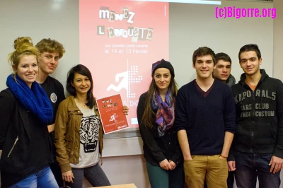 14-15/02/14 : Les étudiants du département MMI présentent les Immersions Digitales à l'IUT de Tarbes   