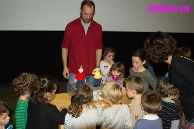 24/10/16 : Pat et Mat au cinéma du Parvis/ Stéphane Boularand (c)Bigorre.org