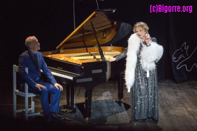 Marilù Marini dans La journée d'une rêveuse/ Stéphane Boularand (c)Bigorre.org
