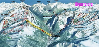 Projet de liaison entre Cauterets et la station de ski de Luz-Ardiden