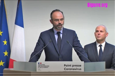 Allocation de Edouard Philippe le 15 mars 2020 pour annoncer des mesures contre l'épidémie de coronavirus