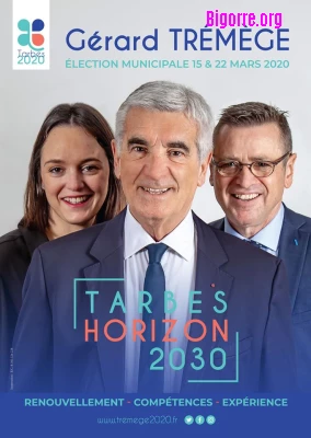 Gérard Trémège en tête du 1er tour des élections municipales à Tarbes