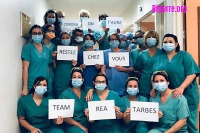 L'équipe médicale du service de réanimation du Centre Hospitalier de Bigorre à Tarbes