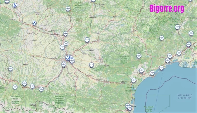 Carte des drives de prélèvement sur le site drivecovid.fr