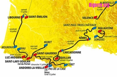 Le Tour de France 2021 traversera les Pyrénées en 4 étapes