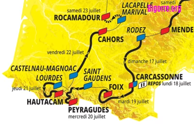 Trois grandes étapes dans les Pyrénées avant d'arriver sur les Champs-Elysées