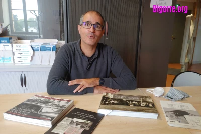 Thomas Ferrer que nous avons rencontre au Lycée Jean Dupuy où il enseigne.