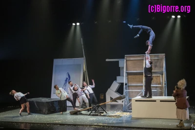 La Machine de Cirque pour deux représentations au Parvis les 19 et 20 décembre 2023./ Stéphane Boularand (c)Bigorre.org La Machine de Cirque pour deux représentations au Parvis les 19 et 20 décembre 2023./ Stéphane Boularand (c)Bigorre.org