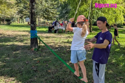 Slack et autres ateliers circassiens pour une rentrée savoureusement estivale