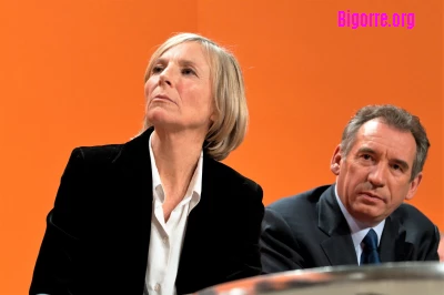 Marielle de Sarnez et François Bayrou