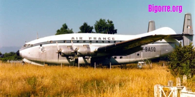 Le Breguet Deux-Ponts sur l'Aérodrome de Tarbes-Laloubère