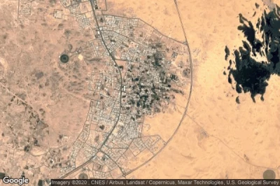 Vue aérienne de Qārā