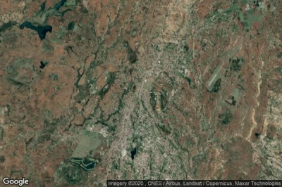 Vue aérienne de Antsirabe