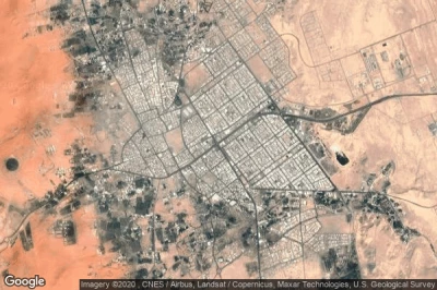 Vue aérienne de Az Zulfi