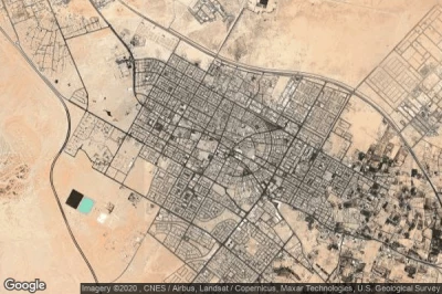 Vue aérienne de Al Qurayyat