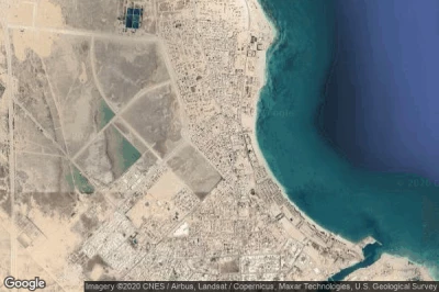 Vue aérienne de Al Khafji