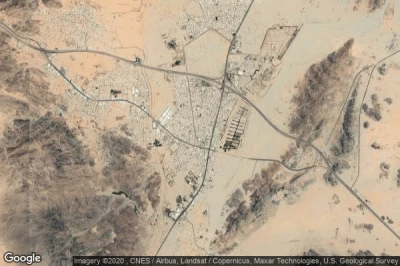 Vue aérienne de Al Jumum
