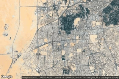 Vue aérienne de Al Hufuf