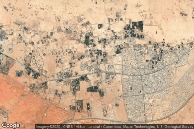 Vue aérienne de Al Ghaţghaţ