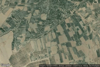 Vue aérienne de Samarqand Viloyati