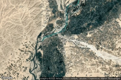 Vue aérienne de Sangin