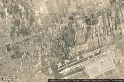 Vue aérienne de Qizilābād