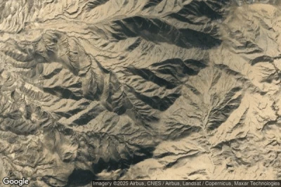 Vue aérienne de Wilāyat-e Baghlān