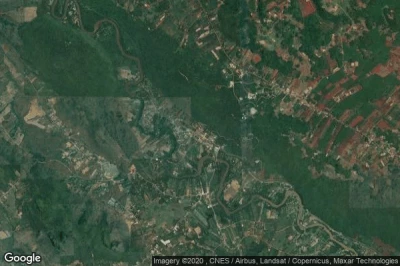 Vue aérienne de Sai Yok