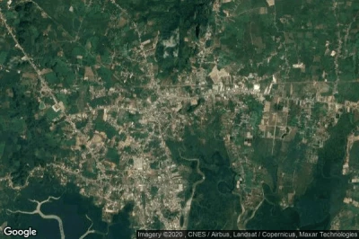 Vue aérienne de Ban Krabi Yai
