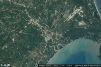 Vue aérienne de Bang Saphan