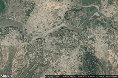 Vue aérienne de Nowshera