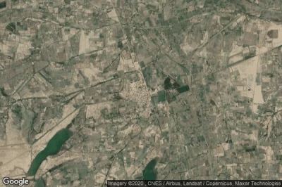 Vue aérienne de Mirpur Sakro