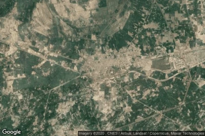 Vue aérienne de Mirpur Mathelo