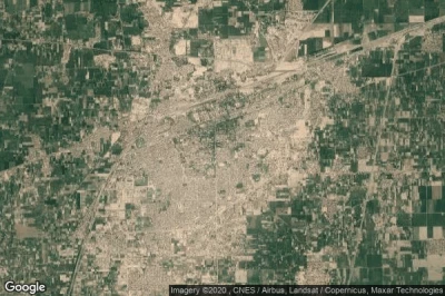 Vue aérienne de Khanewal