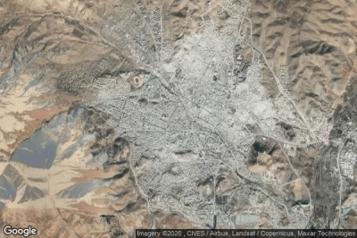 Vue aérienne de Sanandaj