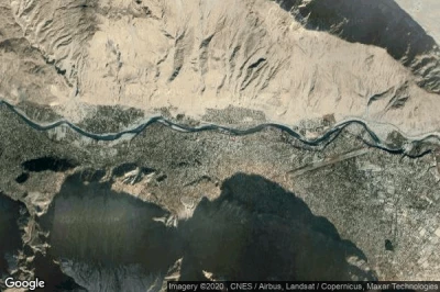 Vue aérienne de Gilgit