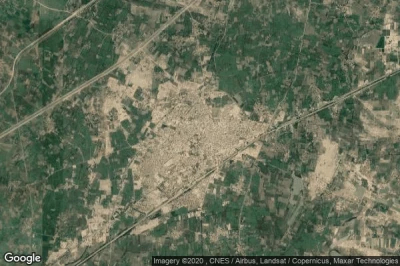 Vue aérienne de Ghotki