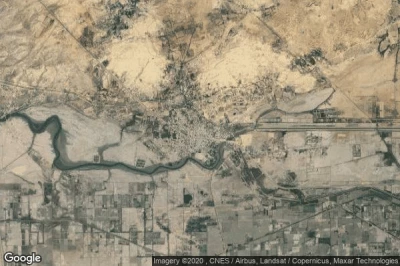 Vue aérienne de Gharo