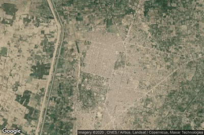 Vue aérienne de Dera Ghazi Khan