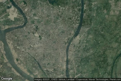 Vue aérienne de Narayanganj
