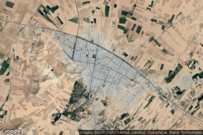 Vue aérienne de Qorveh