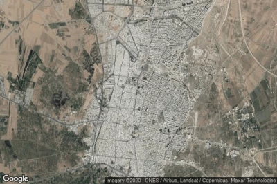 Vue aérienne de Qazvin