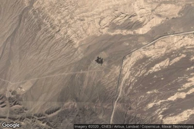 Vue aérienne de Qal‘eh-ye Moḩammad ‘Alī Khān