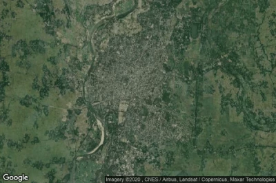Vue aérienne de Dinajpur