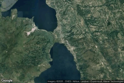 Vue aérienne de Panguruan
