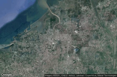 Vue aérienne de Banda Aceh