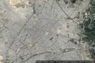 Vue aérienne de Orumiyeh